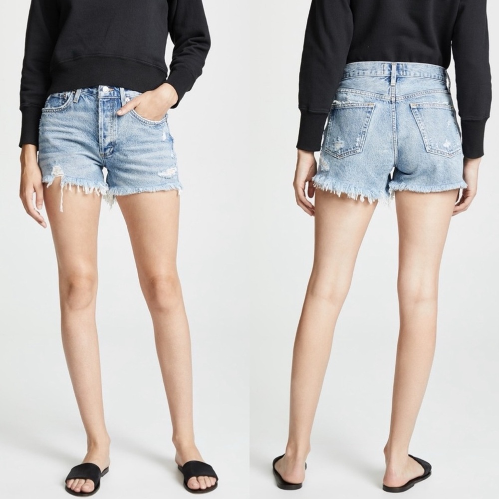 AGOLDE Parker Vintage Cutoff Denim Shorts